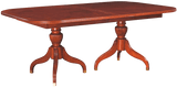 Cherry Grove Classic Antique Extendable Cherry Pedestal Dining Table