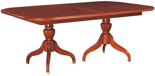 Cherry Grove Classic Antique Extendable Cherry Pedestal Dining Table