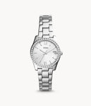 SCARLETTE MINI THREE-HAND DATE STAINLESS STEEL WATCH