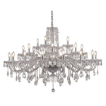 Elliott 54 Inch 28 Light Chandelier by Elegant Lighting