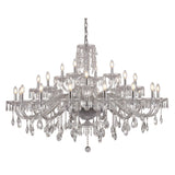 Elliott 54 Inch 28 Light Chandelier by Elegant Lighting