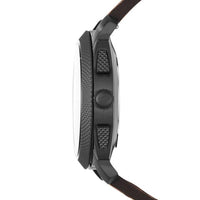 REFURBISHED HYBRID SMARTWATCH - MACHINE DARK BROWN LEATHER