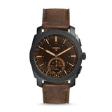 REFURBISHED HYBRID SMARTWATCH - MACHINE DARK BROWN LEATHER