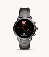 Gen 5 Smartwatch The Carlyle HR Smoke Stainless Steel