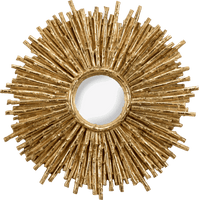 TWIGGY MIRROR - GOLD Wall Mirror by Frederick Cooper