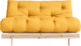 Karup Design Schlafsofa Roots 140 I Safrangelb Webstoff 140x83x105 cm mit Schlaffunktion