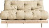 Karup Design Schlafsofa Roots 140 I Safrangelb Webstoff 140x83x105 cm mit Schlaffunktion