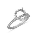Halo Diamond Engagement Ring for 1.50 Carat Round