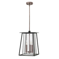 Walker 17 Inch Tall 3 Light Outdoor Hanging Lantern by Hinkley Lighting