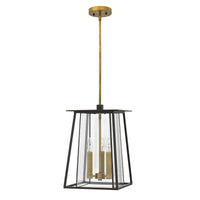 Walker 17 Inch Tall 3 Light Outdoor Hanging Lantern by Hinkley Lighting