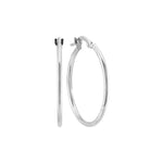 Hoop Earrings in 14k White Gold