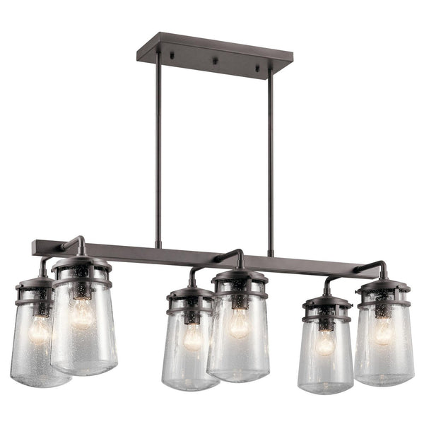 Lyndon 13 Inch Tall 6 Light Outdoor Hanging Lantern by Kichler Lighting