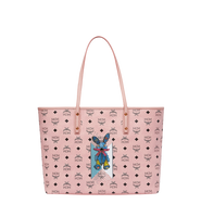 Rabbit Top Zip Shopper in Visetos