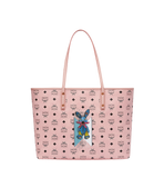 Rabbit Top Zip Shopper in Visetos