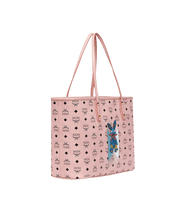 Rabbit Top Zip Shopper in Visetos