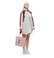 Rabbit Top Zip Shopper in Visetos