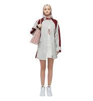 Rabbit Top Zip Shopper in Visetos