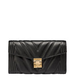 Millie Flap Crossbody in Quilted Leather