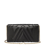 Millie Flap Crossbody in Quilted Leather