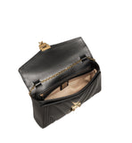 Millie Flap Crossbody in Quilted Leather