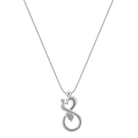 Personalized Mother & Child Infinity Pendant (18 in)