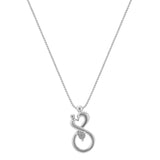 Personalized Mother & Child Infinity Pendant (18 in)