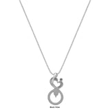 Personalized Mother & Child Infinity Pendant (18 in)