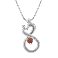Personalized Mother & Child Infinity Pendant (18 in)