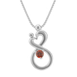 Personalized Mother & Child Infinity Pendant (18 in)