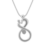 Personalized Mother & Child Infinity Pendant (18 in)