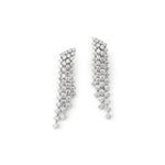 Pair of diamond pendent earrings