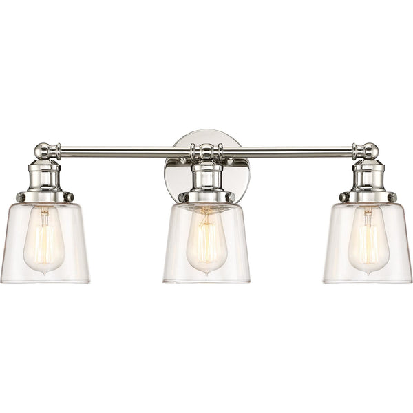 Union 23 Inch 3 Light Bath Vanity Light by Quoizel