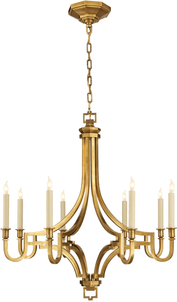 E. F. Chapman Mykonos 27 Inch 8 Light Chandelier by Visual Comfort and Co.