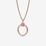 Copy of Small Pavé O Pendant Set