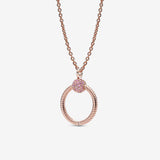 Copy of Small Pavé O Pendant Set