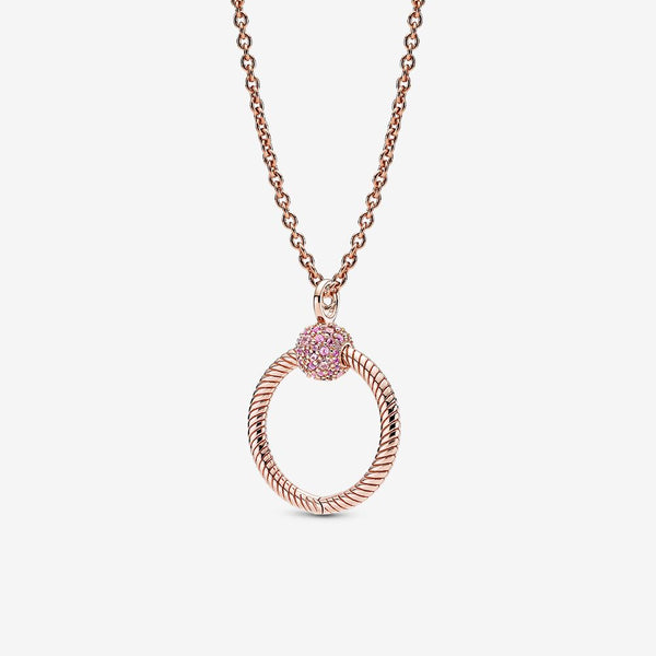 Copy of Small Pavé O Pendant Set