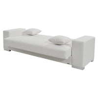 Kobe White Futon Sofa