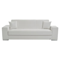 Kobe White Futon Sofa