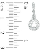 Interwoven™ 1/4 CT. T.W. Diamond Drop Earrings in 10K White Gold