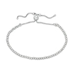 2.5mm Diamond-Cut Beaded Bolo Bracelet in Sterling Silver - 9"