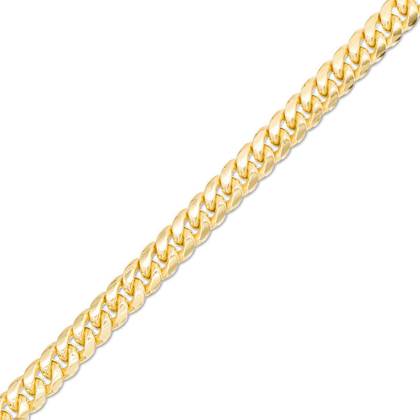 180 Gauge Cuban Curb Chain Bracelet in 10K Gold - 8.5"
