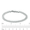 Men's 120 Gauge Cuban Curb Chain Bracelet in Sterling Silver - 8.5"
