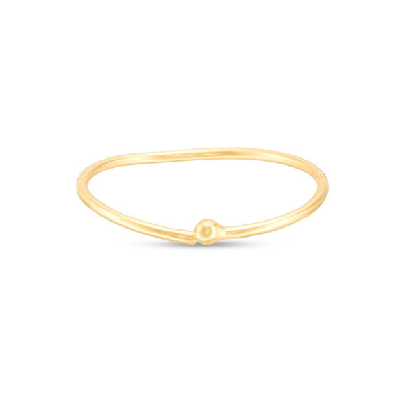 024 Gauge Nose Ring in 14K Gold