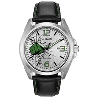 Men's Citizen Eco-Drive® Hulk Strap Watch with Silver-Tone Dial (Model: AW1431-24W)