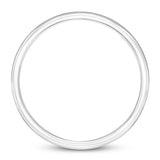 Wedding Band 10K White Gold 2mm