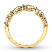 Diamond Anniversary Band 3/4 ct tw Round-cut 14K Yellow Gold