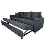 Vernon 3 Seater Sofa Bed - Grey