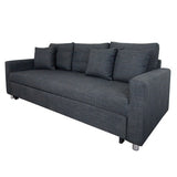 Vernon 3 Seater Sofa Bed - Grey