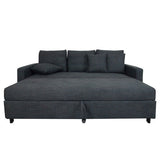 Vernon 3 Seater Sofa Bed - Grey