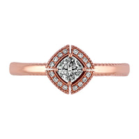 Vintage Diamond Ring in 14k Rose Gold